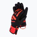 Rękawice narciarskie dziecięce Reusch Worldcup Warrior Prime R-TEX XT black/fluo red