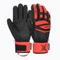 Rękawice narciarskie dziecięce Reusch Worldcup Warrior Prime R-TEX XT black/fluo red 5