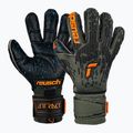 Rękawice bramkarskie Reusch Attrakt Freegel Fusion Ortho-Tec Goaliator desert green/shock orange 6