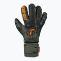 Rękawice bramkarskie Reusch Attrakt Freegel Fusion Ortho-Tec Goaliator desert green/shock orange 7