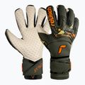 Rękawice bramkarskie Reusch Attrakt Speedbump Ortho-Tec desert green/shocking orange 6
