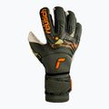 Rękawice bramkarskie Reusch Attrakt Speedbump Ortho-Tec desert green/shocking orange 7