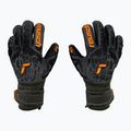 Rękawice bramkarskie Reusch Attrakt Freegel Gold Finger Support desert green/shock orange/black