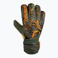 Rękawice bramkarskie Reusch Attrakt Solid desert green/shocking orange 5