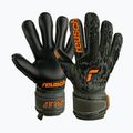 Rękawice bramkarskie dziecięce Reusch Attrakt Freegel Silver Finger Support desert green/orange 4