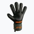 Rękawice bramkarskie dziecięce Reusch Attrakt Freegel Silver Finger Support desert green/orange 6