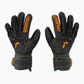 Rękawice bramkarskie dziecięce Reusch Attrakt Freegel Silver Finger Support desert green/orange
