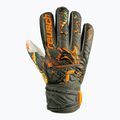 Rękawice bramkarskie dziecięce Reusch Attrakt Solid Finger Support desert green/shocking orange 5