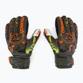 Rękawice bramkarskie dziecięce Reusch Attrakt Solid Finger Support desert green/shocking orange