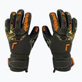 Rękawice bramkarskie dziecięce Reusch Attrakt Gold X desert green/shock orange/black