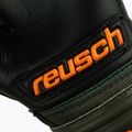 Rękawice bramkarskie dziecięce Reusch Attrakt Freegel Silver desert green/shock orange/black 8