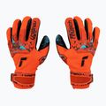 Rękawice bramkarskie dziecięce Reusch Attrakt Fusion Finger Support Guardian bright red/future blue