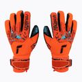 Rękawice bramkarskie dziecięce Reusch Attrakt Fusion Guardian bright red/future blue/black