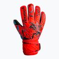 Rękawice bramkarskie dziecięce Reusch Attrakt Silver bright red/future blue/black 4