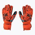 Rękawice bramkarskie dziecięce Reusch Attrakt Silver bright red/future blue/black