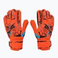 Rękawice bramkarskie dziecięce Reusch Attrakt Solid bright red/future blue