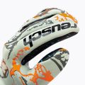 Rękawice bramkarskie dziecięce Reusch Pure Contact Fusion shark green/shocking orange 3