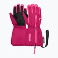 Rękawice narciarskie dziecięce Reusch Tom fuchs purp/knockout pink
