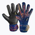 Rękawice bramkarskie dziecięce Reusch Attrakt Gold X Junior premium blue/gold/black