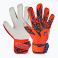 Rękawice bramkarskie dziecięce Reusch Attrakt Solid Finger Support Junior hyper orng/elec blue