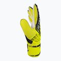 Rękawice bramkarskie dziecięce Reusch Attrakt Solid Junior safety yellow/silver 4