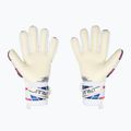 Rękawice bramkarskie dziecięce Reusch Attrakt RE:GRIP NC Junior blue/pink/white 3