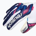 Rękawice bramkarskie dziecięce Reusch Attrakt RE:GRIP NC Junior blue/pink/white 4