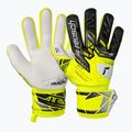 Rękawice bramkarskie dziecięce Reusch Attrakt Grip Junior safety yellow/silver