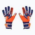 Rękawice bramkarskie dziecięce Reusch Attrakt Freegel Gold NC Junior orange/blue 2