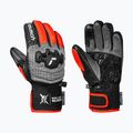 Rękawice narciarskie dziecięce Reusch Worldcup Warrior GS black/silver/fluo red