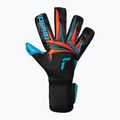 Rękawice bramkarskie Reusch Attrakt Aqua Evolution black/shocking orange/aqua blue 2