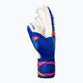Rękawice bramkarskie Reusch Attrakt Gold X Roll Finger sharp blue/white/shocking orange 4