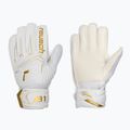Rękawice bramkarskie dziecięce Reusch Attrakt AB1 Solid Junior white/gold