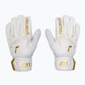 Rękawice bramkarskie dziecięce Reusch Attrakt AB1 Solid Junior white/gold 2
