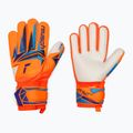 Rękawice bramkarskie dziecięce Reusch Attrakt Grip Junior shocking orange/blue