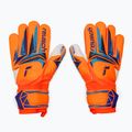 Rękawice bramkarskie dziecięce Reusch Attrakt Grip Junior shocking orange/blue 2