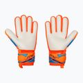 Rękawice bramkarskie dziecięce Reusch Attrakt Grip Junior shocking orange/blue 3