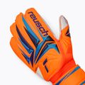 Rękawice bramkarskie dziecięce Reusch Attrakt Advance Junior shocking orange/blue 4