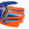 Rękawice bramkarskie dziecięce Reusch Attrakt Solid Junior sharp blue/shocking orange 4