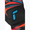 Rękawice bramkarskie Reusch Attrakt Advance black/aqua blue/shocking orange 6