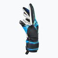 Rękawice bramkarskie dziecięce Reusch Attrakt RE:GRIP NC Junior black/ocean light 5