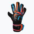 Rękawice bramkarskie Reusch Attrakt Solid black/aqua blue/shocking orange 2