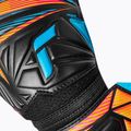 Rękawice bramkarskie Reusch Attrakt Solid black/aqua blue/shocking orange 5