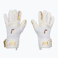 Rękawice bramkarskie dziecięce Reusch Attrakt AB1 Advance Junior white/gold 2
