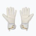 Rękawice bramkarskie dziecięce Reusch Attrakt AB1 Advance Junior white/gold 3