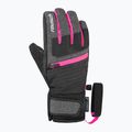 Rękawice narciarskie dziecięce Reusch Leo R-Tex XT black/black melange/pink glo 2