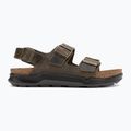 Sandały męskie BIRKENSTOCK Milano Crosstown Oiled Leather Regular faded khaki 2