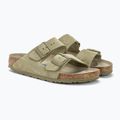 Klapki BIRKENSTOCK Arizona Suede Narrow faded khaki 4