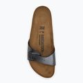 Klapki BIRKENSTOCK Madrid BF Narrow metallic black 5