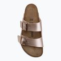 Klapki damskie BIRKENSTOCK Arizona Birko-Flor Regular copper 5